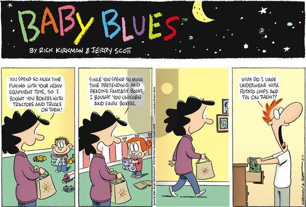Baby Blues on Sunday February 16, 2014 Comic Strip