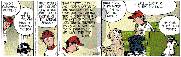 Get Fuzzy on Monday January 13, 2014 Comic Strip