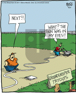 In the Bleachers - Wednesday July 20, 2011 Comic Strip