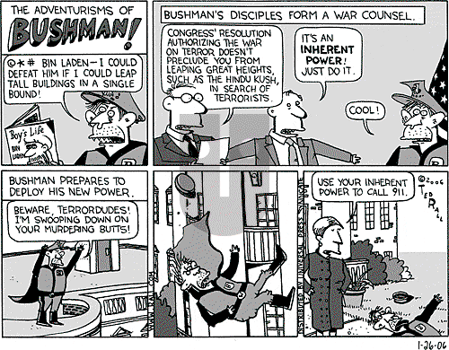 Ted Rall on Thursday January 26, 2006 Comic Strip