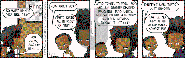 The Boondocks on Wednesday September 20, 2006 Comic Strip
