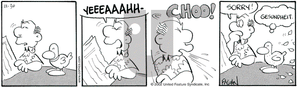 Drabble on Saturday November 30, 2002 Comic Strip