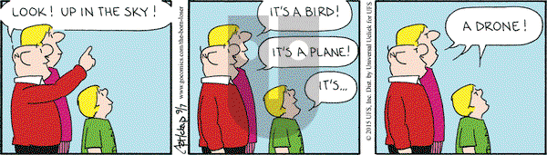 The Born Loser on Monday September 7, 2015 Comic Strip