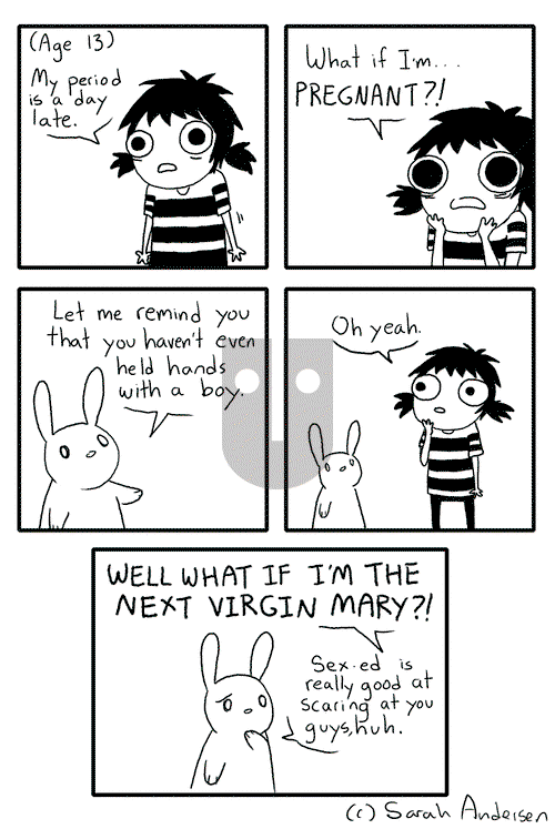 Sarah's Scribbles - Saturday December 6, 2014 Comic Strip