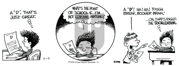 Grand Avenue on Thursday November 7, 2002 Comic Strip