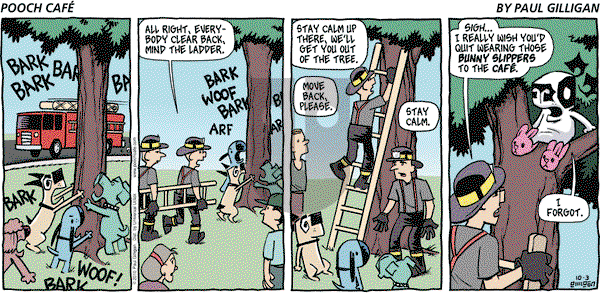 Pooch Cafe on Sunday October 3, 2010 Comic Strip