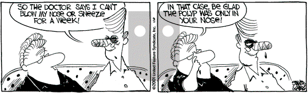 The Buckets on Friday January 19, 2001 Comic Strip