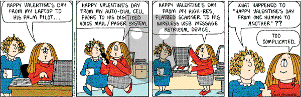 Cathy Classics - Tuesday February 14, 2012 Comic Strip