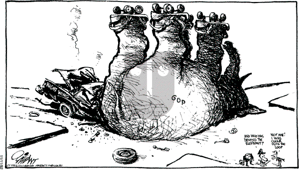 Pat Oliphant - Wednesday November 11, 1992 Comic Strip