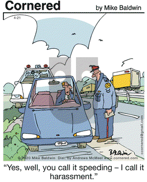 Cornered on Tuesday April 21, 2020 Comic Strip