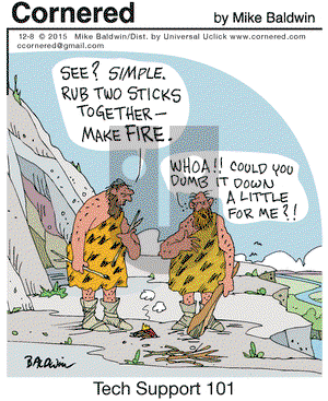 Cornered on Tuesday December 8, 2015 Comic Strip