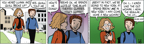 Luann on Tuesday March 8, 2016 Comic Strip
