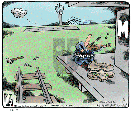 Tom Toles - Sunday August 21, 2011 Comic Strip