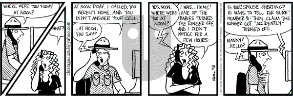 Clear Blue Water on Monday October 8, 2007 Comic Strip