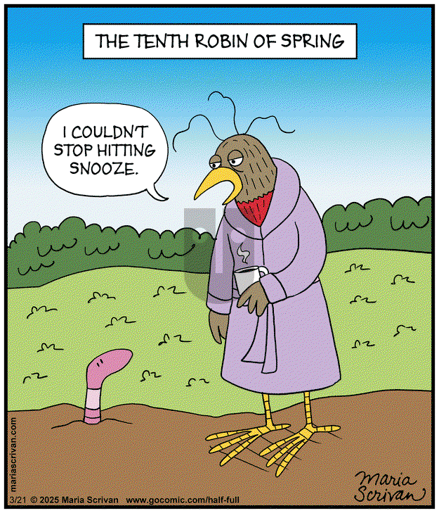 Half Full on Friday March 21, 2025 Comic Strip