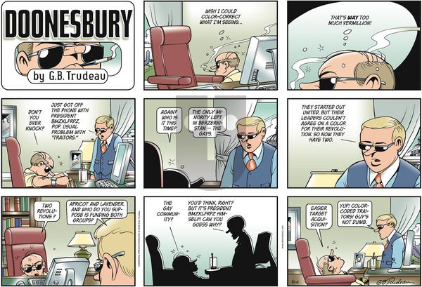 Doonesbury on Sunday October 4, 2009 Comic Strip
