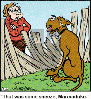Marmaduke on Thursday March 10, 2016 Comic Strip