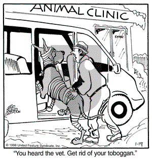 Marmaduke on Monday January 19, 1998 Comic Strip