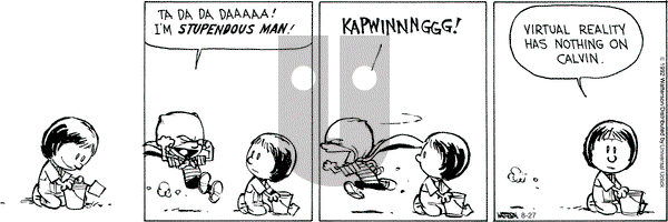 Calvin and Hobbes - Monday August 27, 2012 Comic Strip