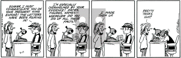 Doonesbury on Friday March 17, 1972 Comic Strip
