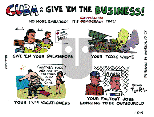 Ted Rall on Monday January 5, 2015 Comic Strip