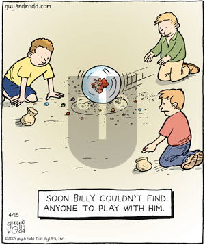 Brevity on Wednesday April 15, 2009 Comic Strip