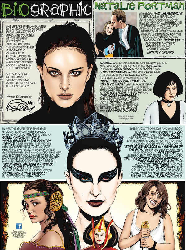 Biographic on Sunday December 5, 2010 Comic Strip