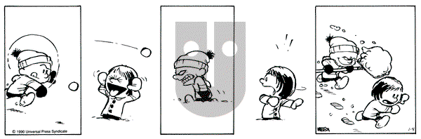 Calvin and Hobbes on Thursday January 4, 1990 Comic Strip