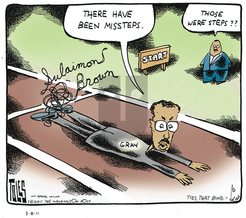 Tom Toles on Tuesday March 8, 2011 Comic Strip