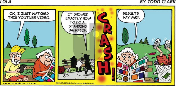 Lola on Sunday August 5, 2018 Comic Strip
