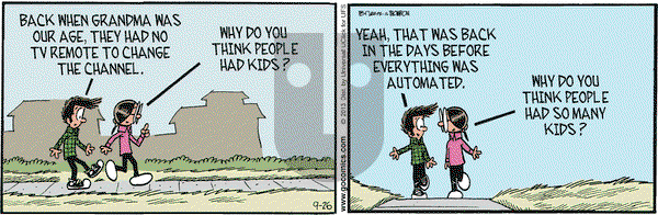 Grand Avenue on Thursday September 26, 2013 Comic Strip