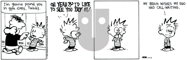 Calvin and Hobbes on Thursday October 15, 1992 Comic Strip