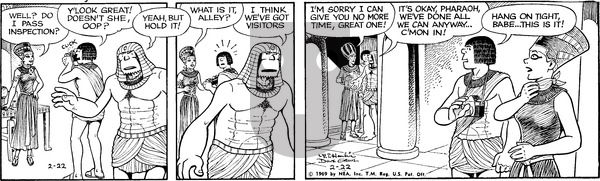 Alley Oop on Sunday August 23, 1987 Comic Strip