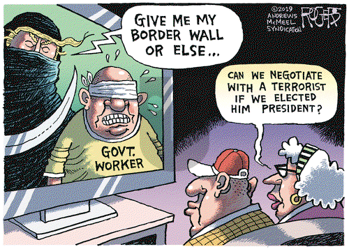 Rob Rogers on Wednesday January 9, 2019 Comic Strip