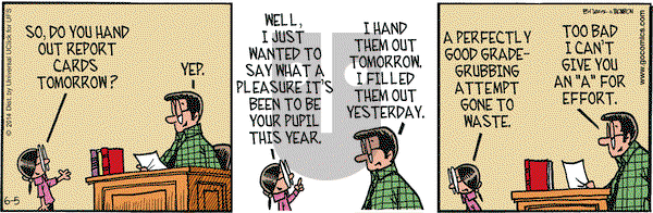 Grand Avenue on Thursday June 5, 2014 Comic Strip