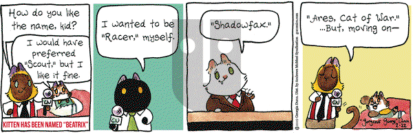 Breaking Cat News on Friday February 22, 2019 Comic Strip