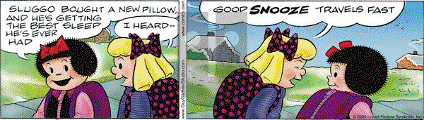 Nancy on Saturday March 14, 2009 Comic Strip