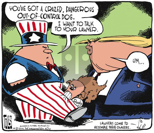 Tom Toles on Sunday October 13, 2019 Comic Strip
