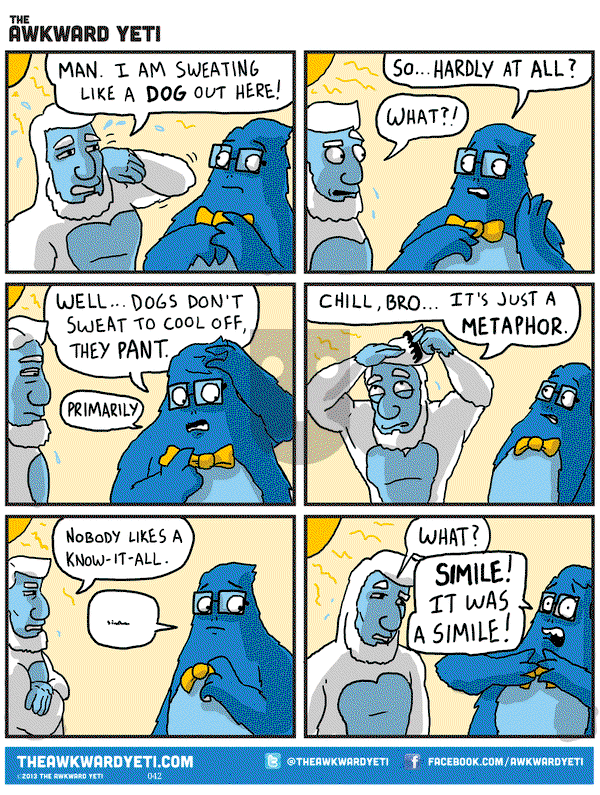 The Awkward Yeti on Wednesday October 8, 2014 Comic Strip