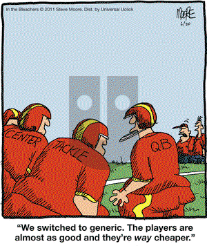 In the Bleachers on Monday June 20, 2011 Comic Strip