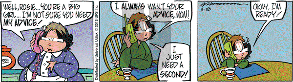 Rose is Rose on Monday November 18, 2013 Comic Strip