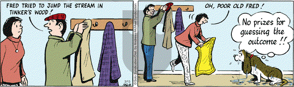 Fred Basset on Monday March 13, 2017 Comic Strip