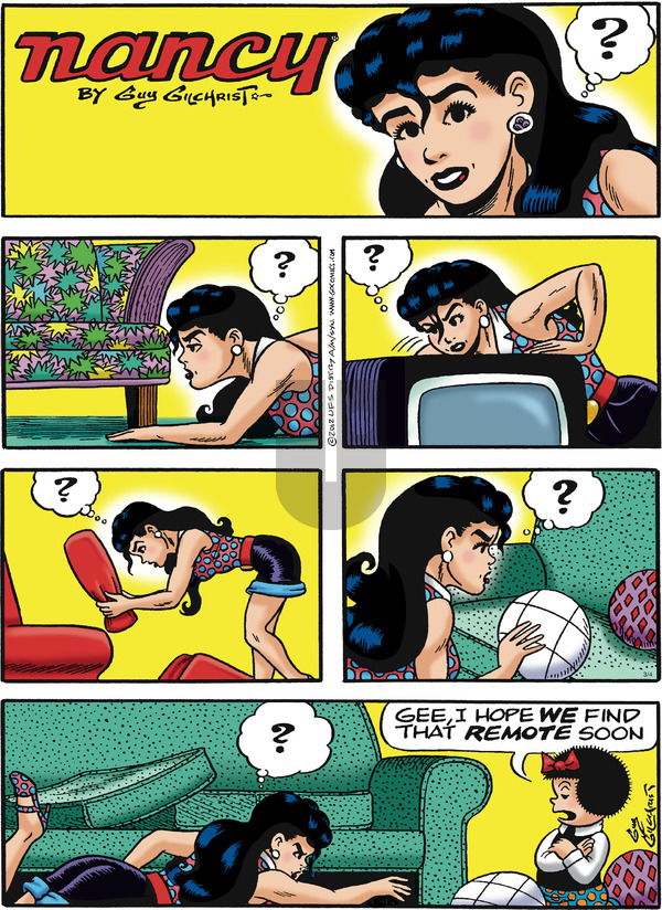 Nancy on Sunday March 4, 2018 Comic Strip