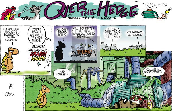 Over the Hedge on Sunday August 17, 2014 Comic Strip