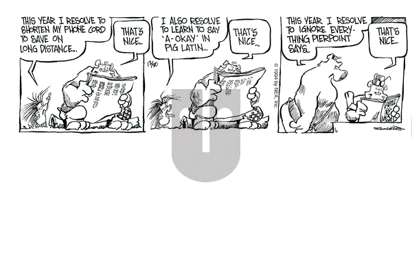 The Grizzwells on Friday December 30, 1994 Comic Strip