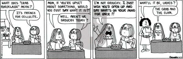 Cathy Classics on Wednesday March 3, 1982 Comic Strip