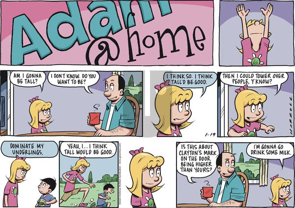 Adam@Home on Sunday January 19, 2020 Comic Strip