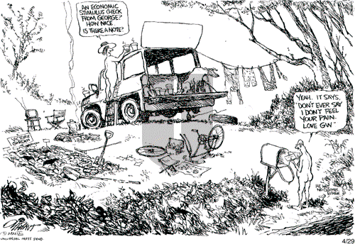 Pat Oliphant on Tuesday April 29, 2008 Comic Strip