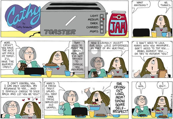 Cathy Classics on Sunday May 6, 2012 Comic Strip
