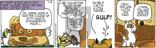 Over the Hedge on Thursday May 8, 2008 Comic Strip